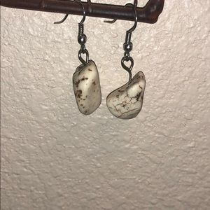Navajo White buffalo earrings